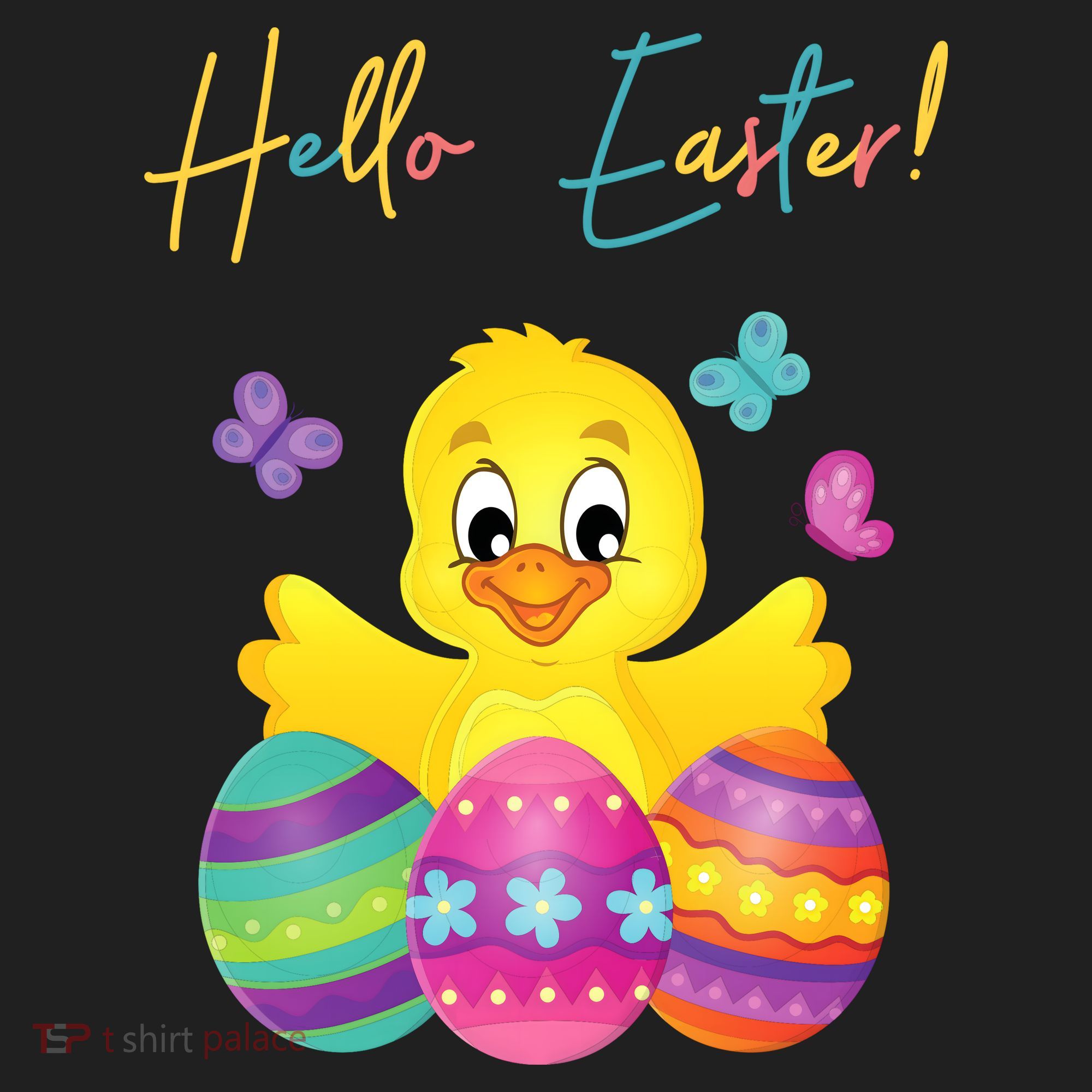Hello Easter Cute Chick Holiday Tumbler