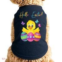 Hello Easter Cute Chick Holiday Doggie Tank thumb 0