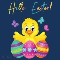 Hello Easter Cute Chick Holiday Doggie Tank thumb 4