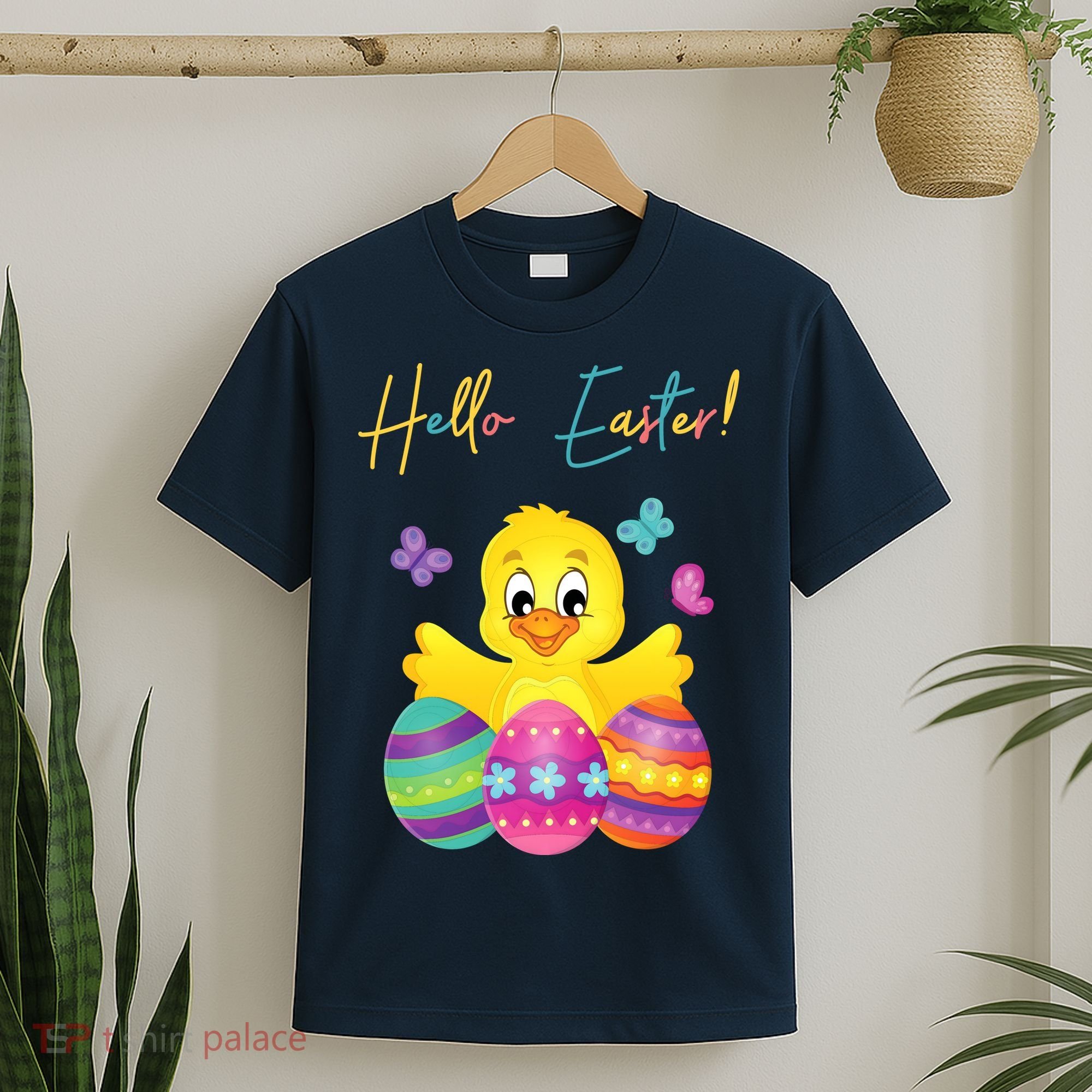 Hello Easter Cute Chick Holiday T-Shirt