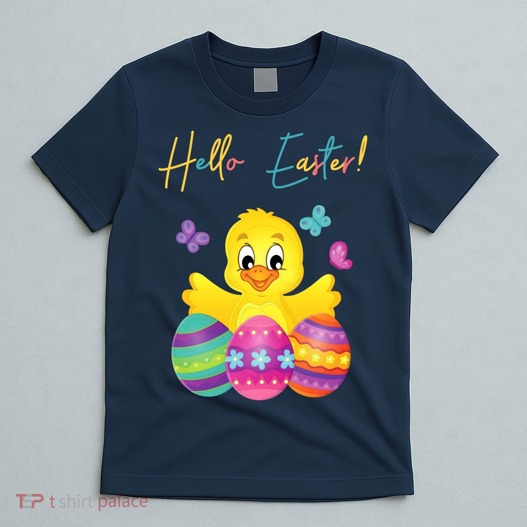 Hello Easter Cute Chick Holiday T-Shirt