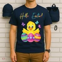 Hello Easter Cute Chick Holiday T-Shirt thumb 6