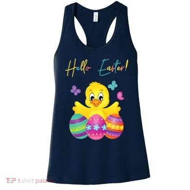 Hello Easter Cute Chick Holiday Women's Tank Top