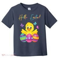 Hello Easter Cute Chick Holiday Toddler T-Shirt thumb 0