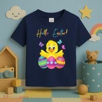 Hello Easter Cute Chick Holiday Toddler T-Shirt thumb 3