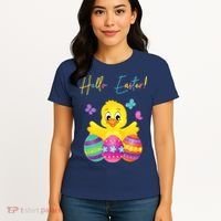 Hello Easter Cute Chick Holiday Women's T-Shirt thumb 4