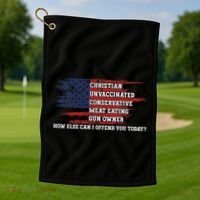 How Else Can I Offend You Today Golf Towel thumb 1