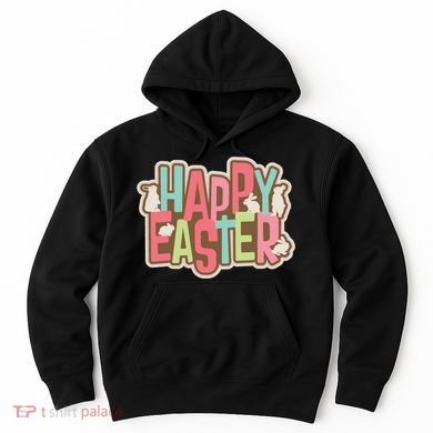 Happy Easter Colorful Bunny Hoodie