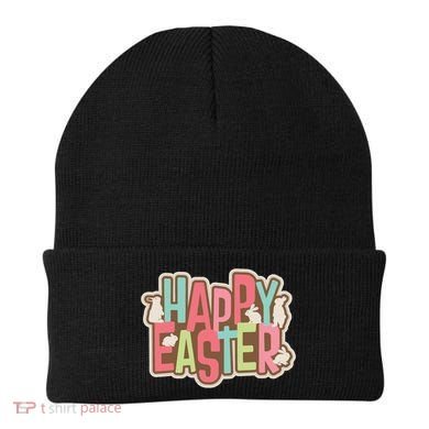 Happy Easter Colorful Bunny Beanie