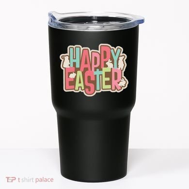 Happy Easter Colorful Bunny Tumbler