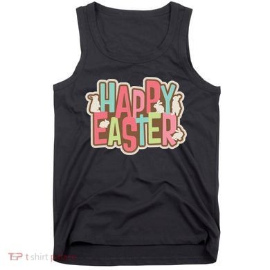 Happy Easter Colorful Bunny Tank Top
