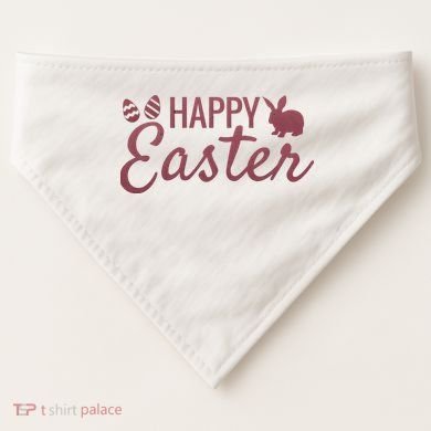 Happy Easter Cute Festive Holiday USA-Made Doggie Bandana