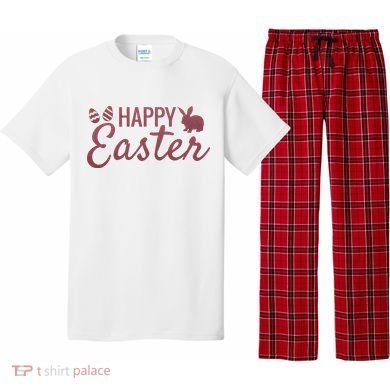 Happy Easter Cute Festive Holiday Pajama Set