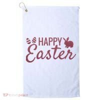 Happy Easter Cute Festive Holiday Golf Towel thumb 0