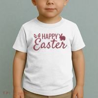 Happy Easter Cute Festive Holiday Toddler T-Shirt thumb 2