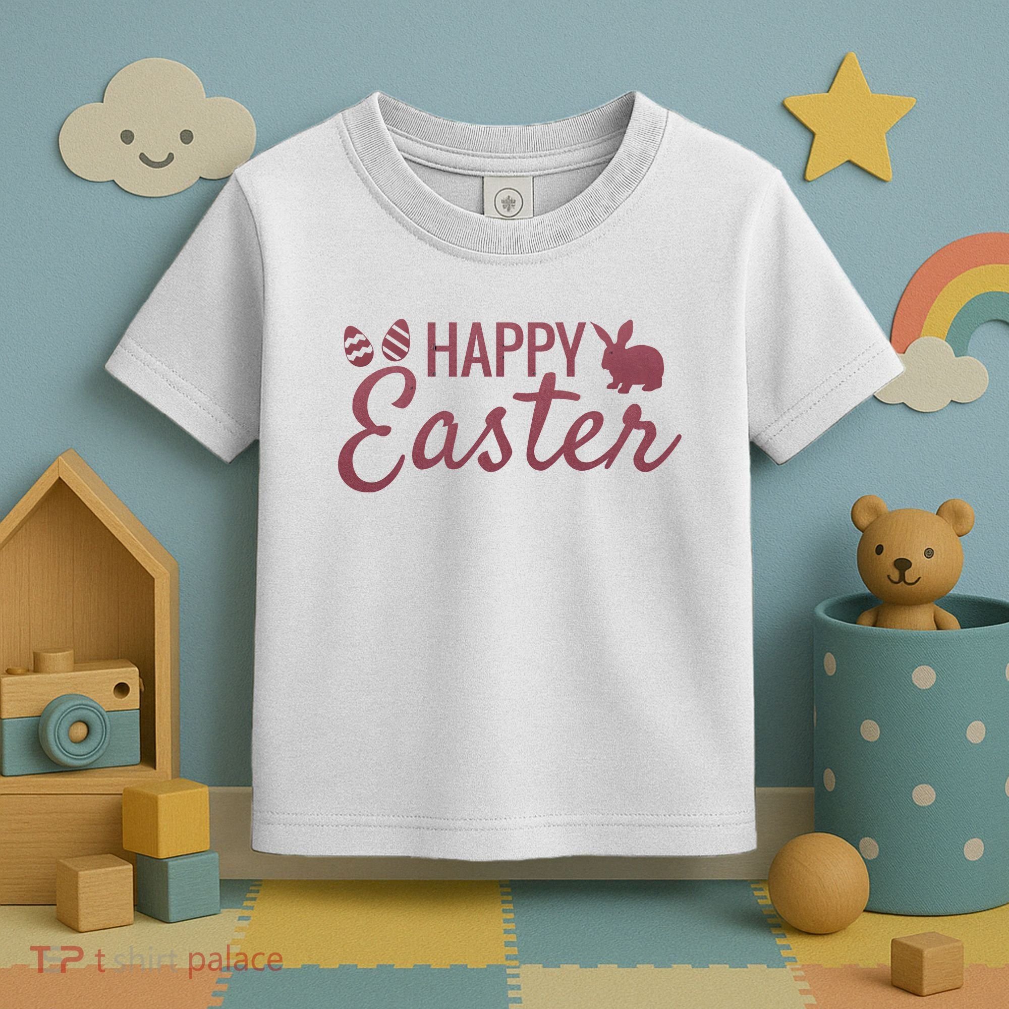 Happy Easter Cute Festive Holiday Toddler T-Shirt