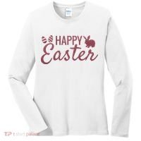 Happy Easter Cute Festive Holiday Women's Long Sleeve Shirt thumb 0