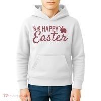 Happy Easter Cute Festive Holiday Kids Hoodie thumb 4