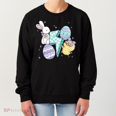 Happy Easter Cute Retro Women's Sweatshirt