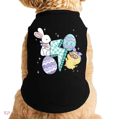 Happy Easter Cute Retro Doggie Tank