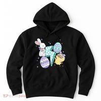 Happy Easter Cute Retro Hoodie thumb 0