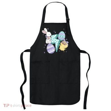 Happy Easter Cute Retro Apron