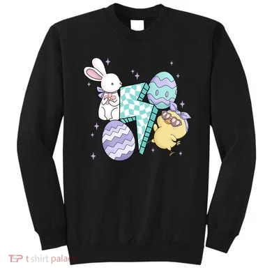 Happy Easter Cute Retro Sweatshirt