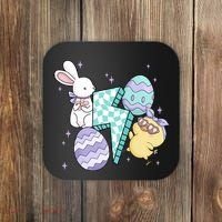 Happy Easter Cute Retro Coaster thumb 0