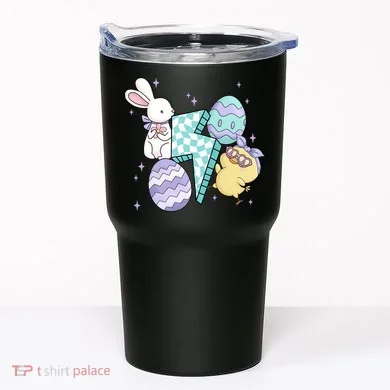 Happy Easter Cute Retro Tumbler