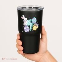 Happy Easter Cute Retro Tumbler thumb 2