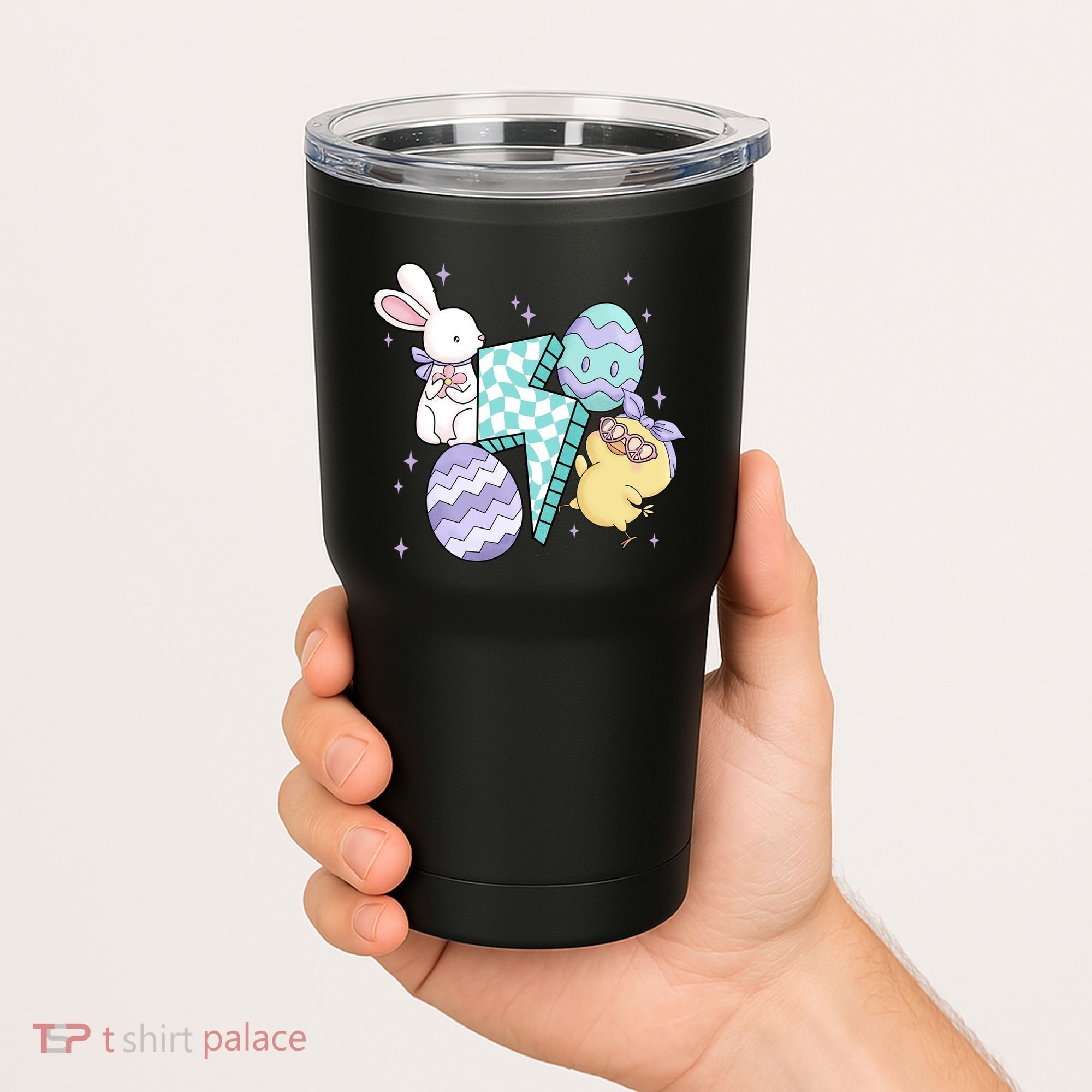 Happy Easter Cute Retro Tumbler