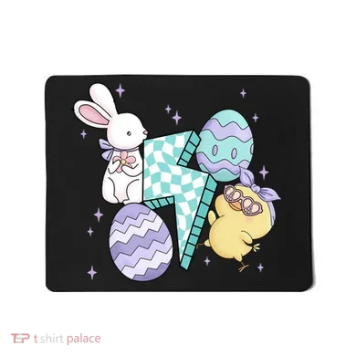 Happy Easter Cute Retro Mousepad