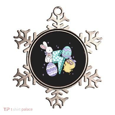 Happy Easter Cute Retro Ornament