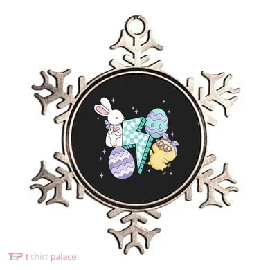Happy Easter Cute Retro Ornament