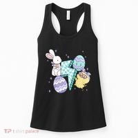 Happy Easter Cute Retro Women's Tank Top thumb 0