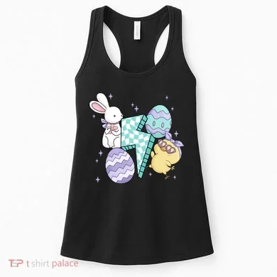 Happy Easter Cute Retro Women's Tank Top