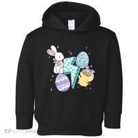 Happy Easter Cute Retro Toddler Hoodie thumb 0