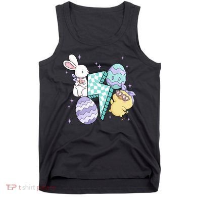 Happy Easter Cute Retro Tank Top