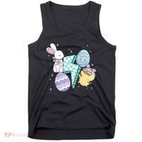 Happy Easter Cute Retro Tank Top thumb 0