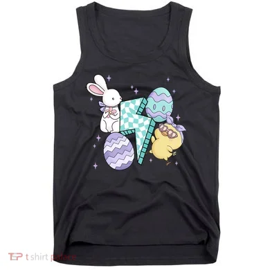 Happy Easter Cute Retro Tank Top