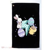 Happy Easter Cute Retro Golf Towel thumb 0
