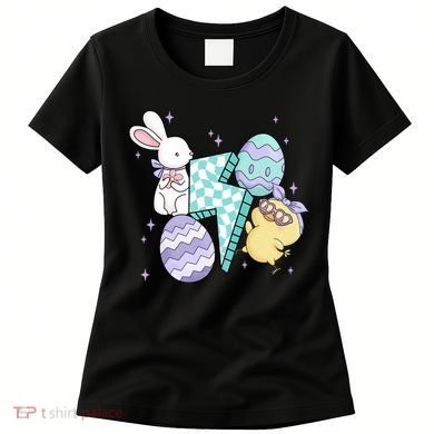 Happy Easter Cute Retro Women's T-Shirt