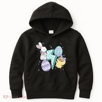 Happy Easter Cute Retro Kids Hoodie thumb 0