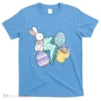 Happy Easter Cute Retro T-Shirt thumb 0