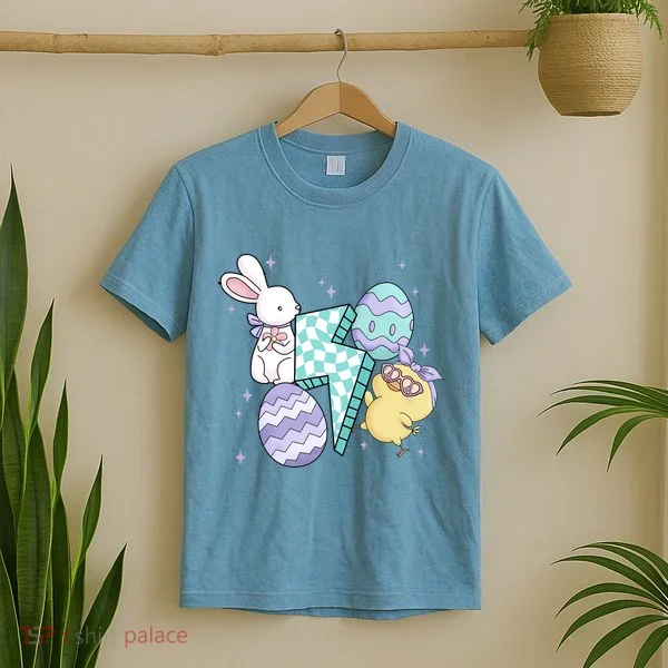 Happy Easter Cute Retro T-Shirt
