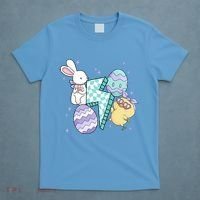 Happy Easter Cute Retro T-Shirt thumb 4