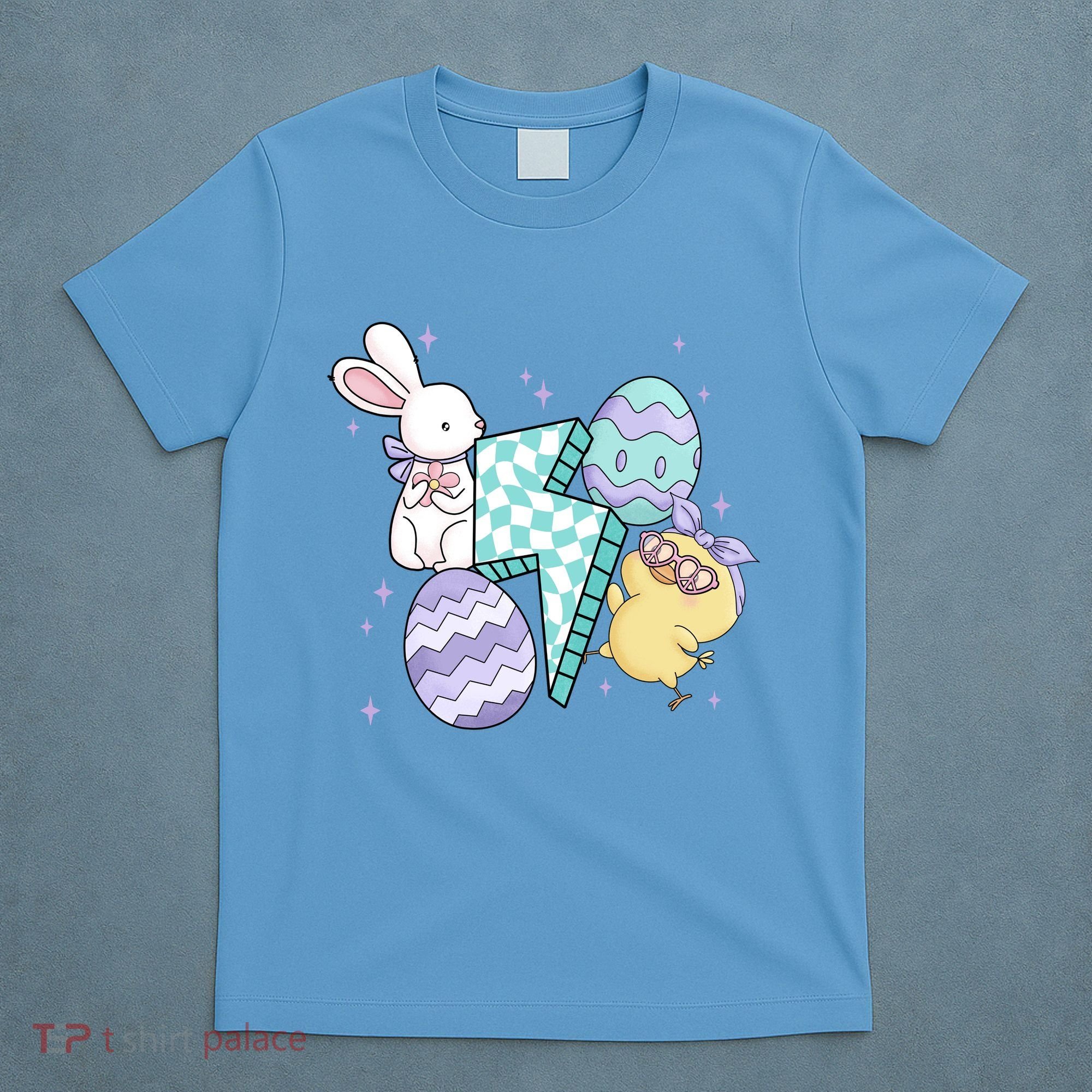 Happy Easter Cute Retro T-Shirt