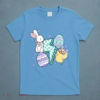Happy Easter Cute Retro T-Shirt thumb 4