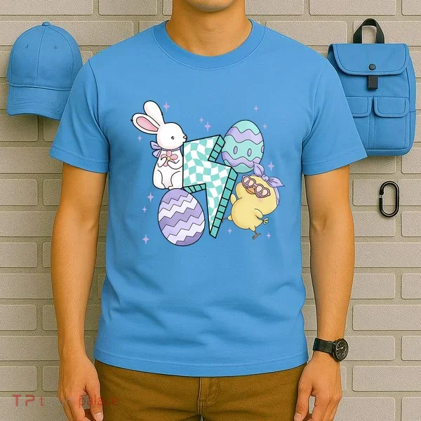 Happy Easter Cute Retro T-Shirt