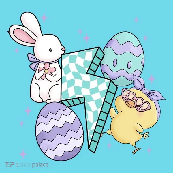 Happy Easter Cute Retro T-Shirt